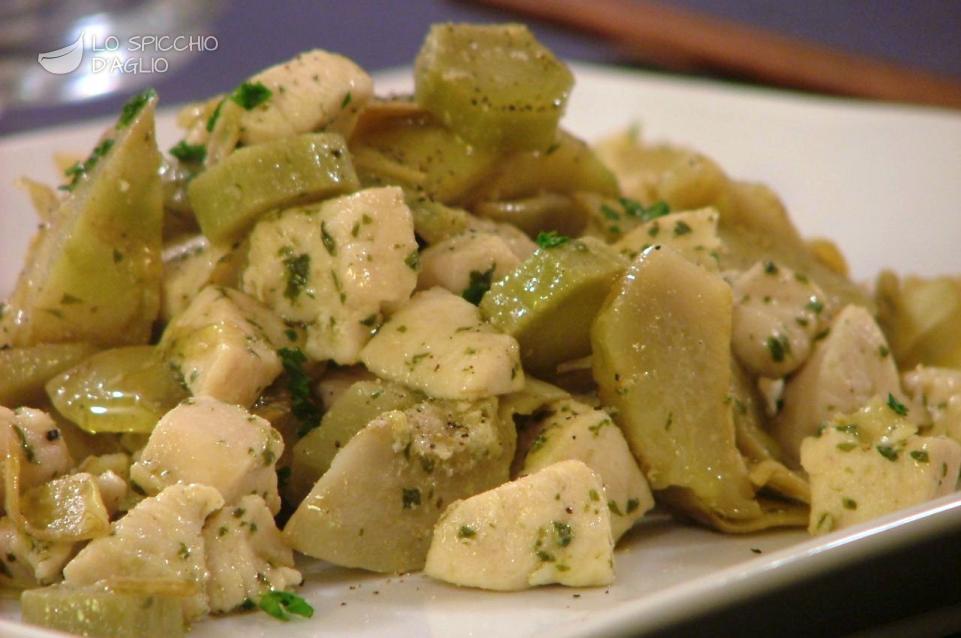 Pollo ai carciofi Pollo ai carciofi