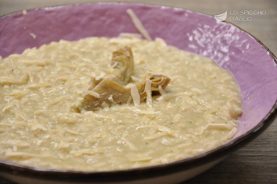 Risotto alla crema di carciofi