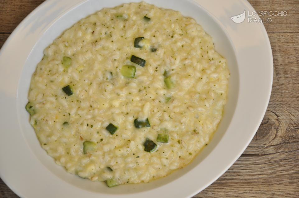 Risotto Brie e zucchine