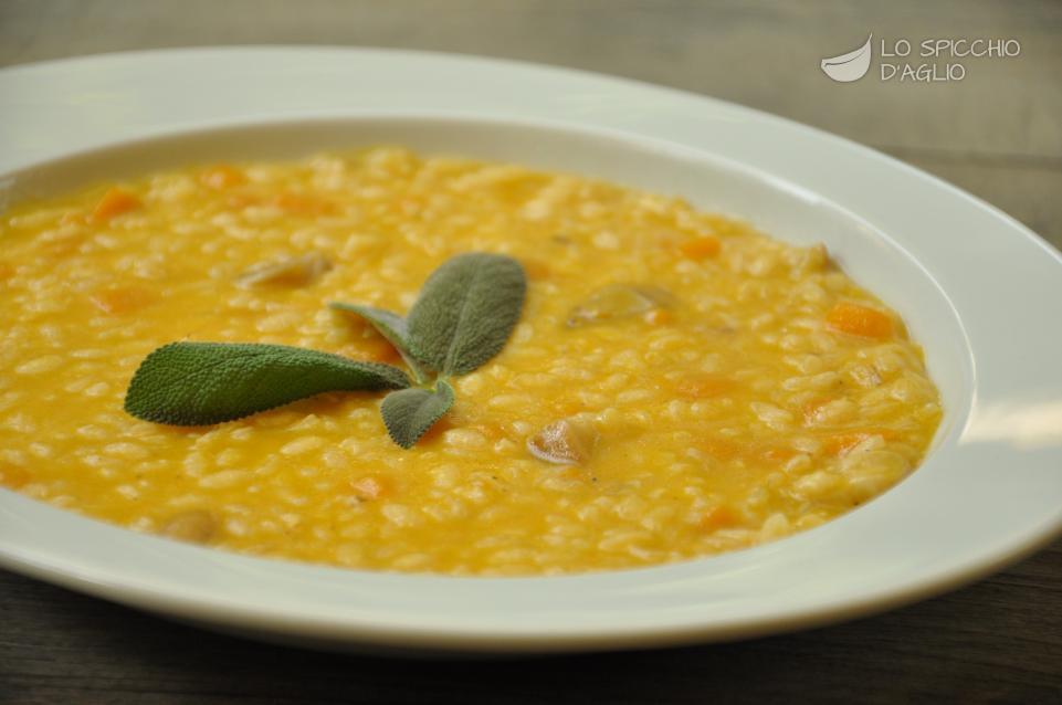 Risotto zucca e porcini