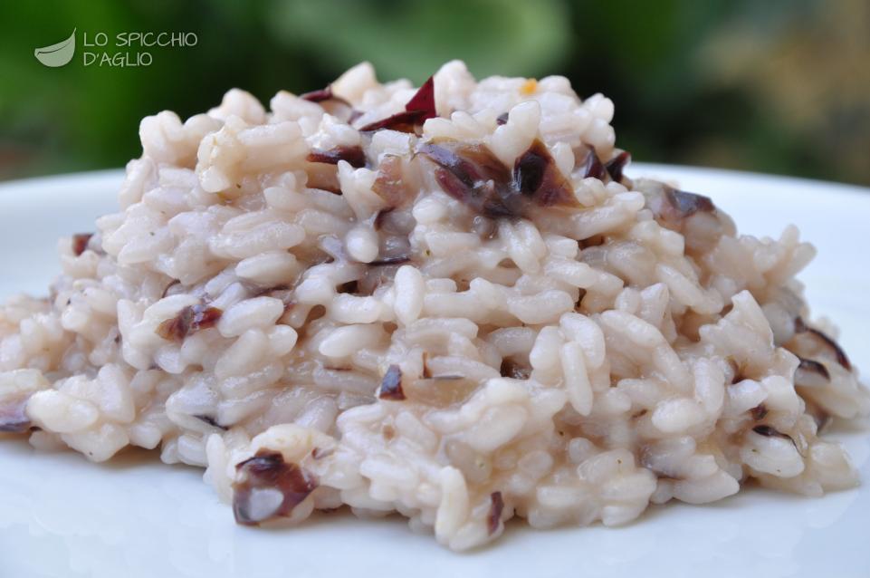 Risotto acciughe e radicchio Risotto acciughe e radicchio