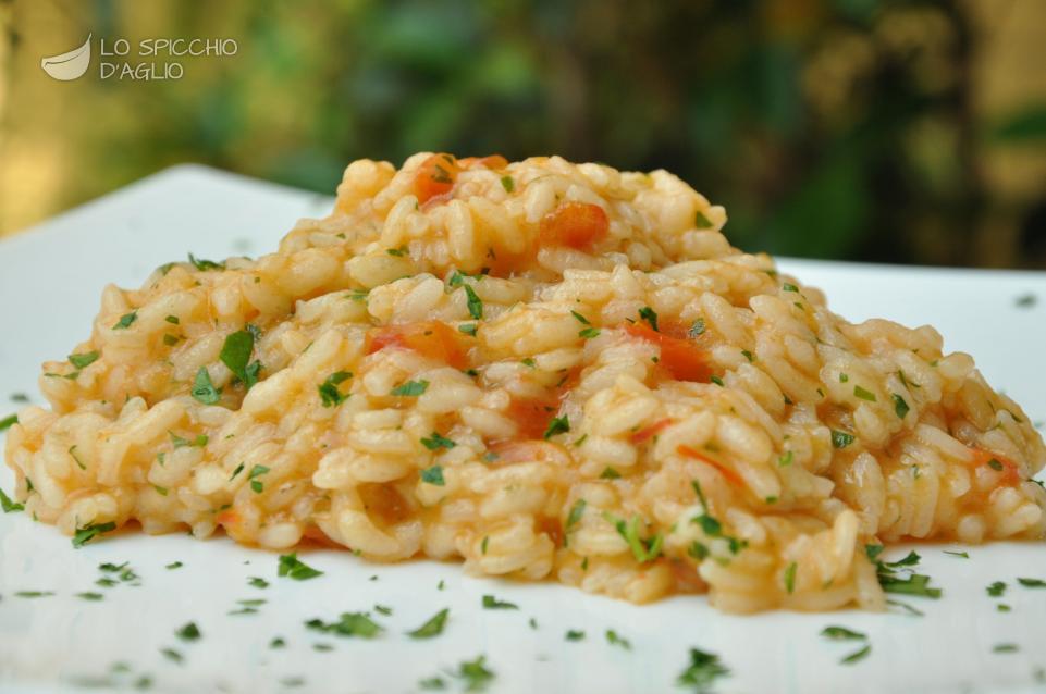 Risotto al pomodoro fresco