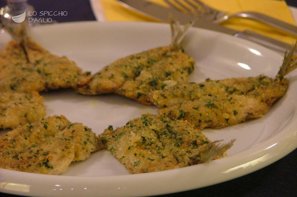 Sardine al pane aromatico Sardine al pane aromatico