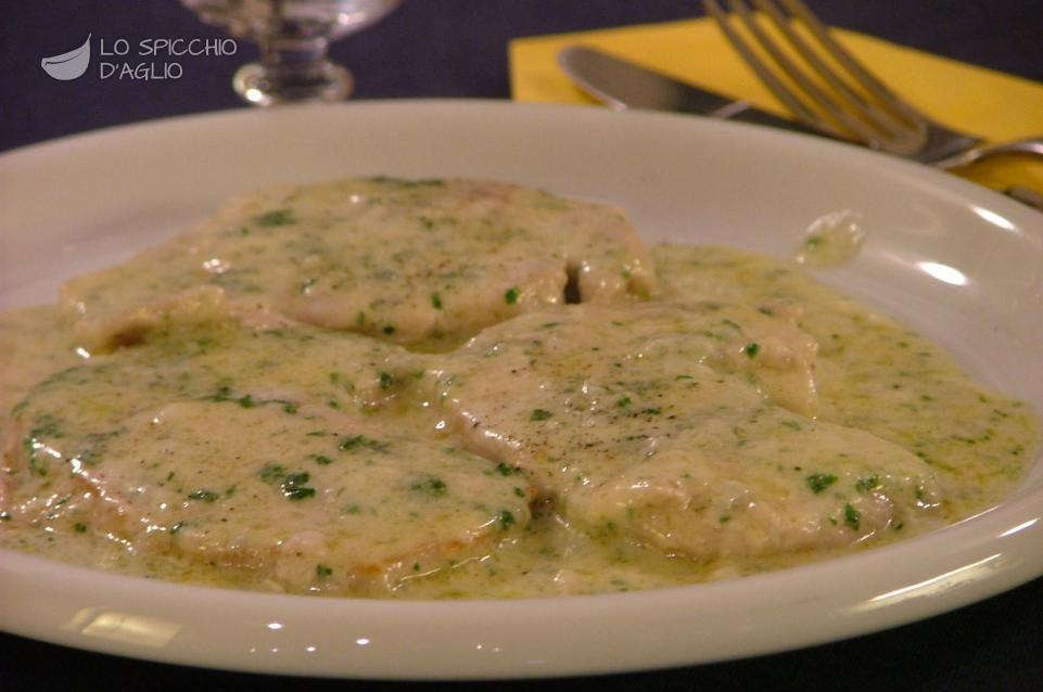 Scaloppine ai 4 formaggi