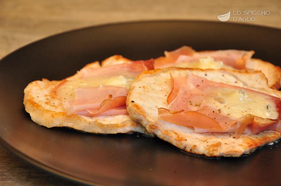 Scaloppine speck e gorgonzola