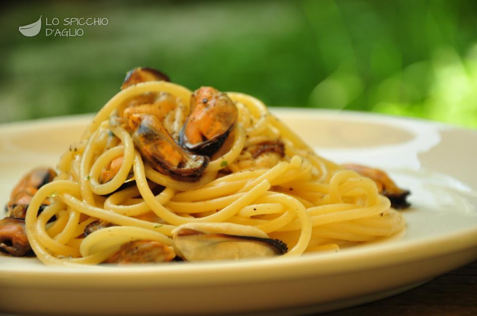 Spaghetti cozze e mare