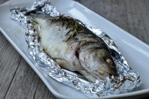 Branzino al cartoccio