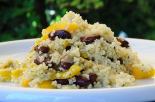 Cuscus con fagioli e peperoni