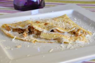 Crepes gorgonzola e noci