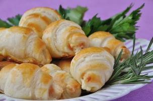 Mini croissant al salmone