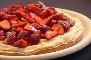 Crostata fragole e mascarpone