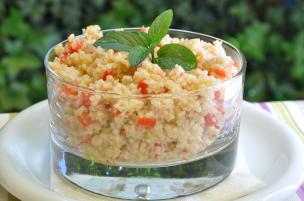 Cuscus peperoni e cipolle