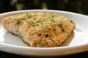 Filetto di salmone gratinato