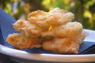 Fiori di zucca fritti