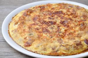 Frittata cipolle e aceto balsamico