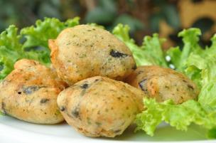 Frittelle alici e olive nere