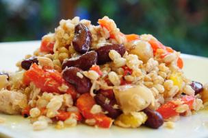 Insalata di farro e tonno ai peperoni