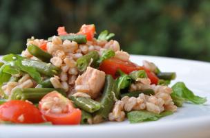 Insalata farro, tonno e verdure