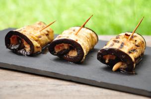 Involtini di melanzane e pesce spada