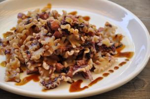 Pasta pancetta, radicchio e aceto balsamico