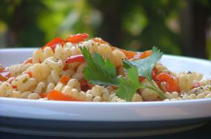 Pasta acciughe e peperoni