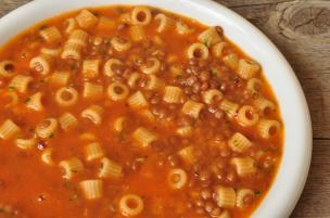 Pasta con le lenticchie