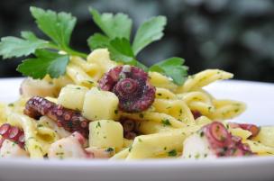 Pasta polpo e patate