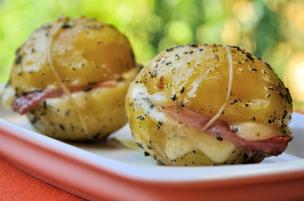 Patate farcite speck ed Emmentaler