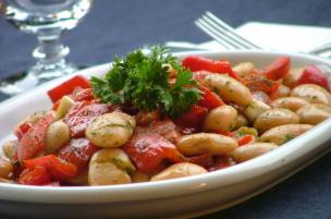 Insalata di peperoni e fagioli