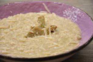 Risotto alla crema di carciofi