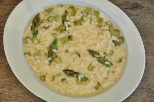 Risotto asparagi e stracchino