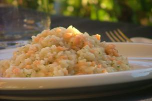 Risotto al salmone