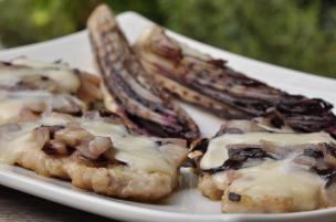 Scaloppine Taleggio e radicchio