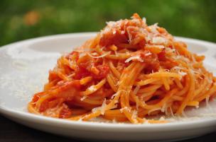 Spaghetti all'amatriciana