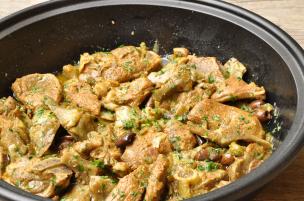 Tajine di agnello e carciofi