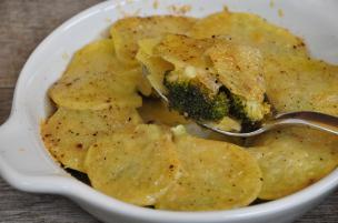 Tortino di patate e broccoli