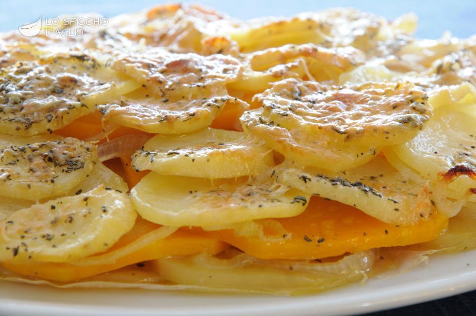 Tortino di zucca e patate