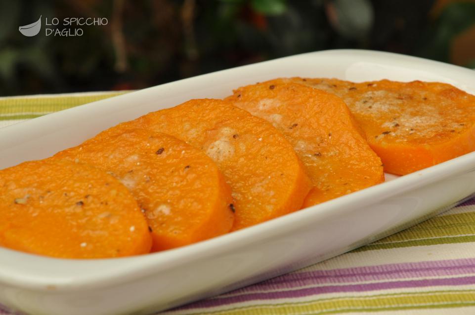 Zucca al forno gratinata Zucca al forno gratinata