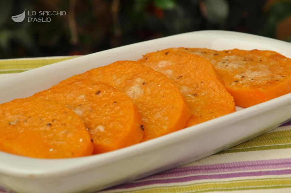 Zucca al forno gratinata