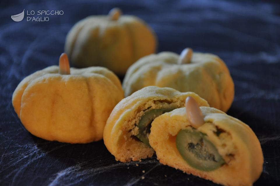 Zucche di Halloween al formaggio