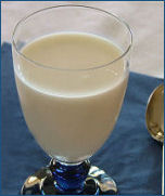 Un bicchiere di latte