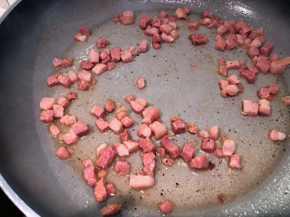 La perfetta cottura del guanciale