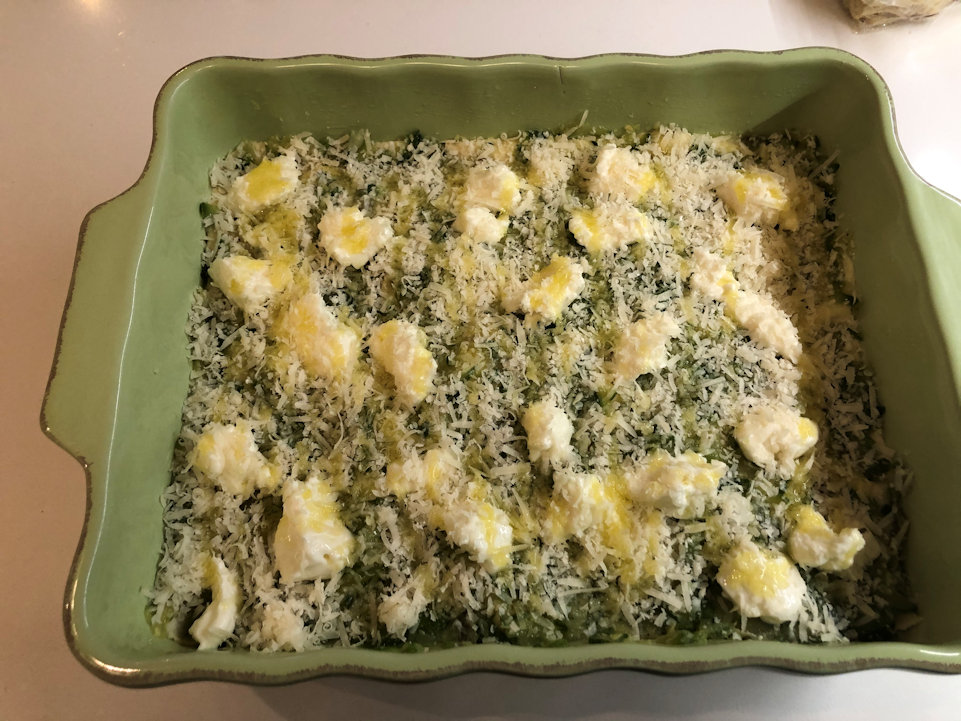 Lo strato finale delle lasagne Carasau