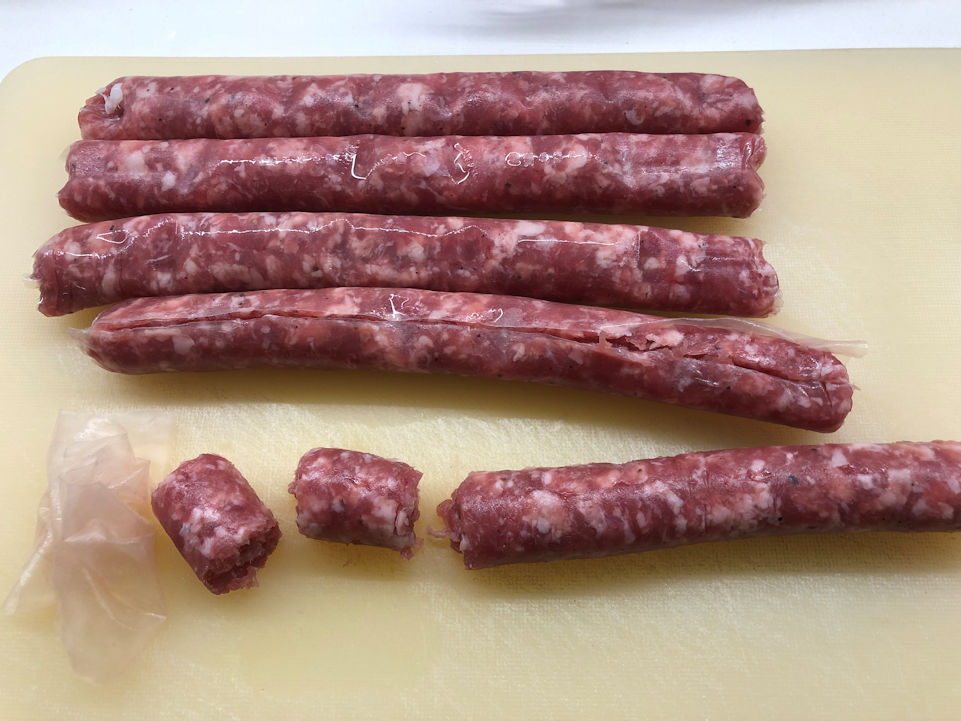 Come tagliare la salsiccia